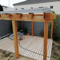 Réparation de toiture de pergola en acier Concarneau